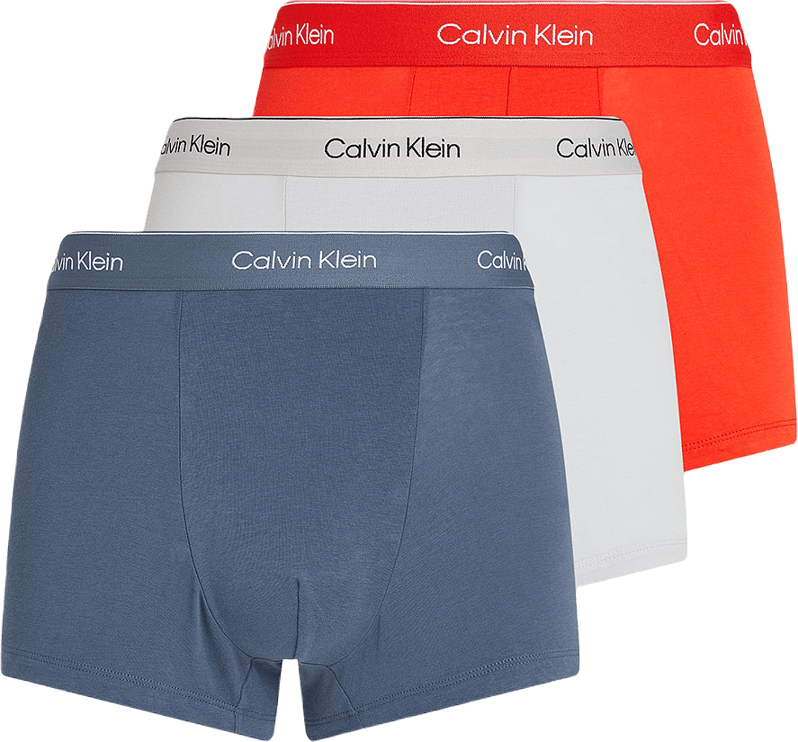 Relaxed Dart Trunk 3-Pack, från Calvin Klein, i färgen Vntge Indg, Mcr Chp, Mltn W, Dtm Wb.