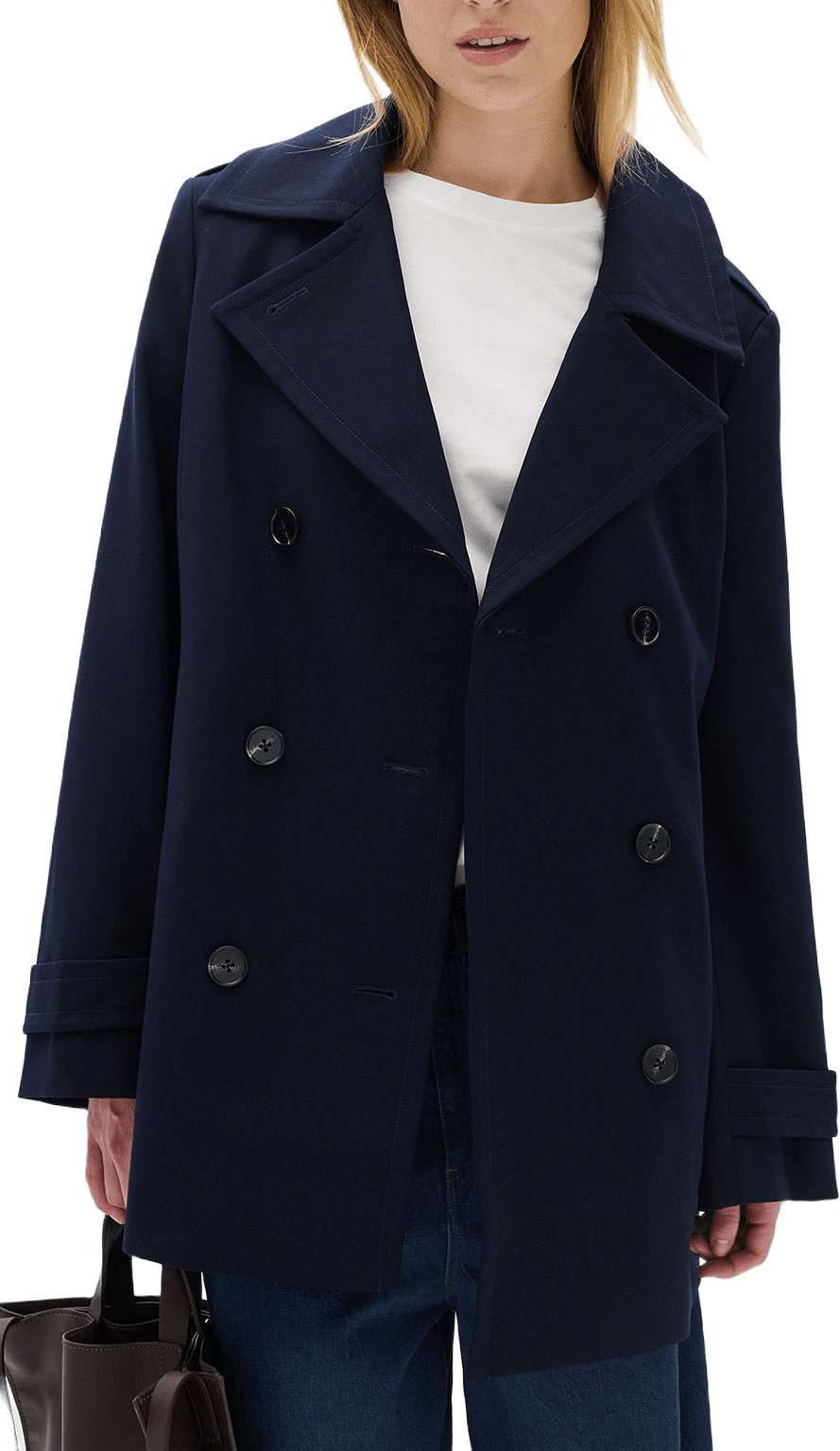 UlrykaIW Sailor Coat, från Inwear, i färgen Marine Blue.