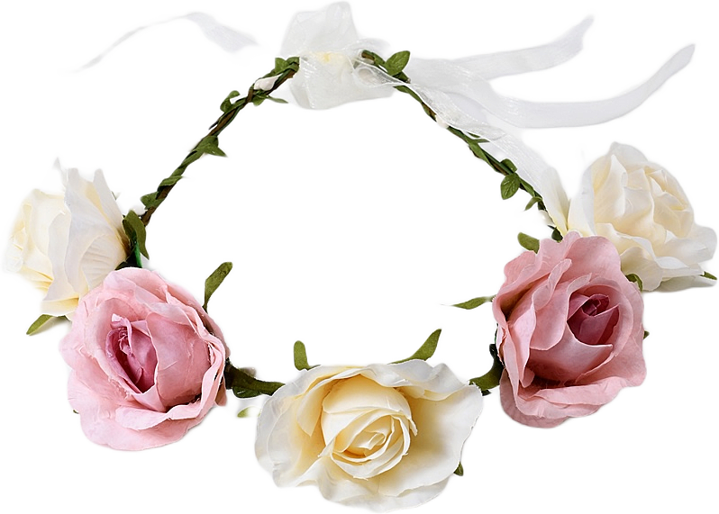 Blomkrans LOU, från Appear, i färgen Pink/White.