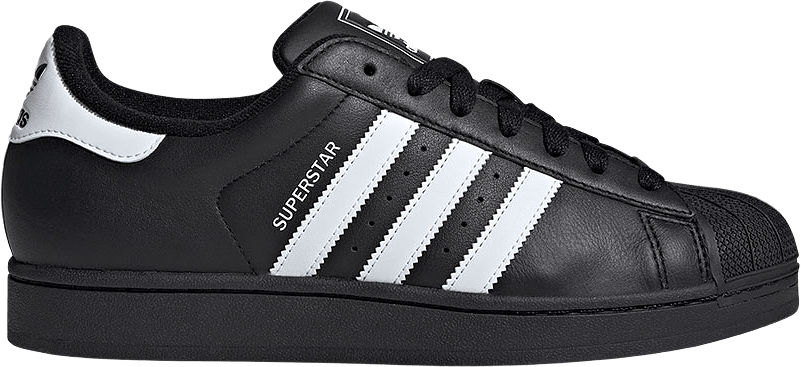 Superstar II Skor, från Adidas Originals, i färgen Cblack/Ftwwht/Cblack.