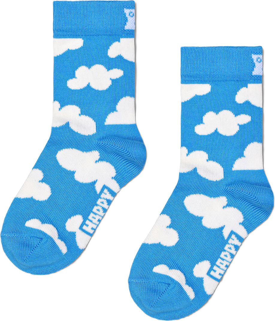 Kids Cloudy Sock, från Happy Socks, i färgen Blue.