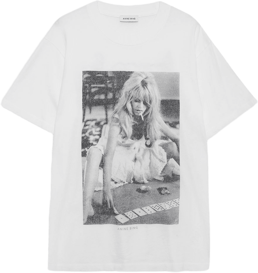 Lili Tee AB X DK X Brigitte Bardot, från Anine Bing, i färgen Ivory.