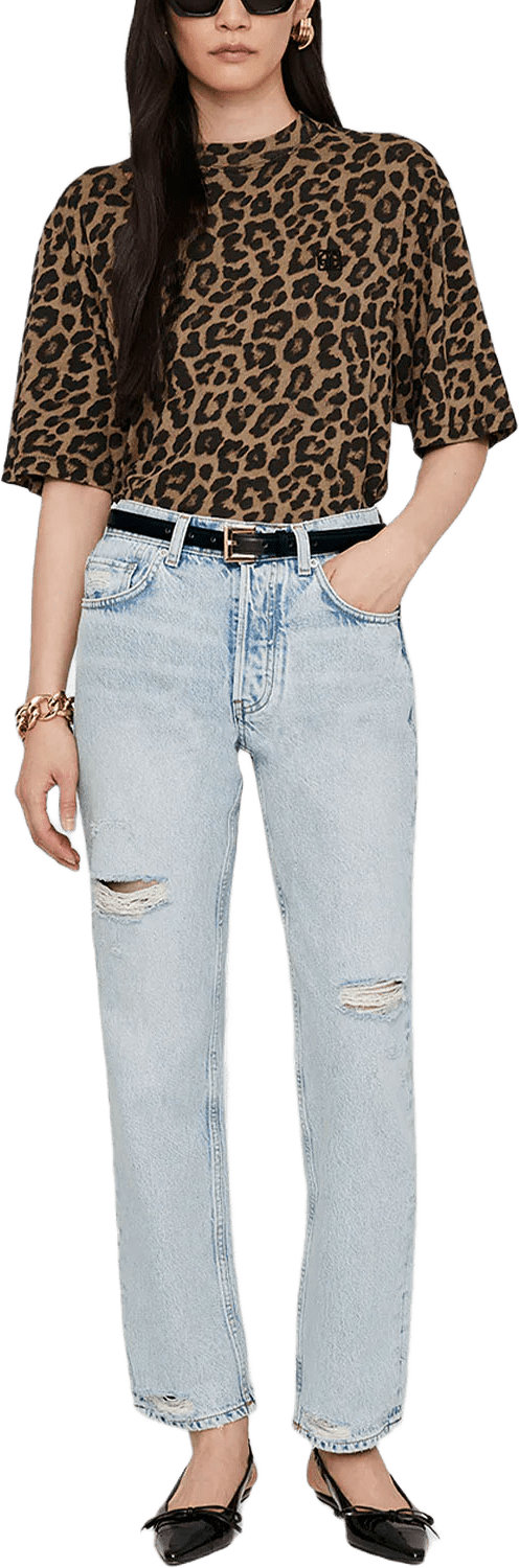 Avi Tee, från Anine Bing, i färgen Leopard.