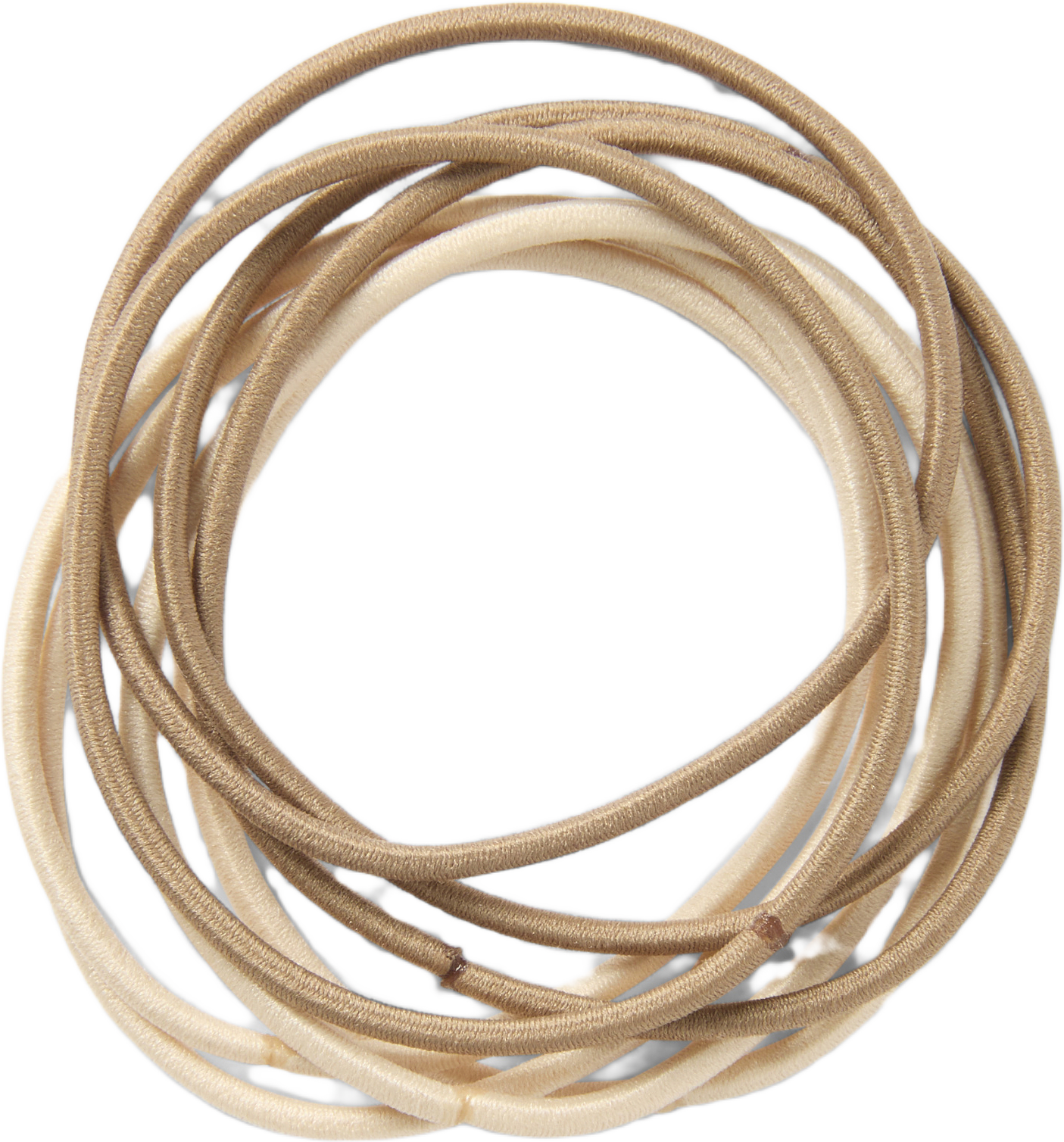 Hårsnoddar 8-pack, från Å BEAUTY, i färgen Light Brown + Beige.