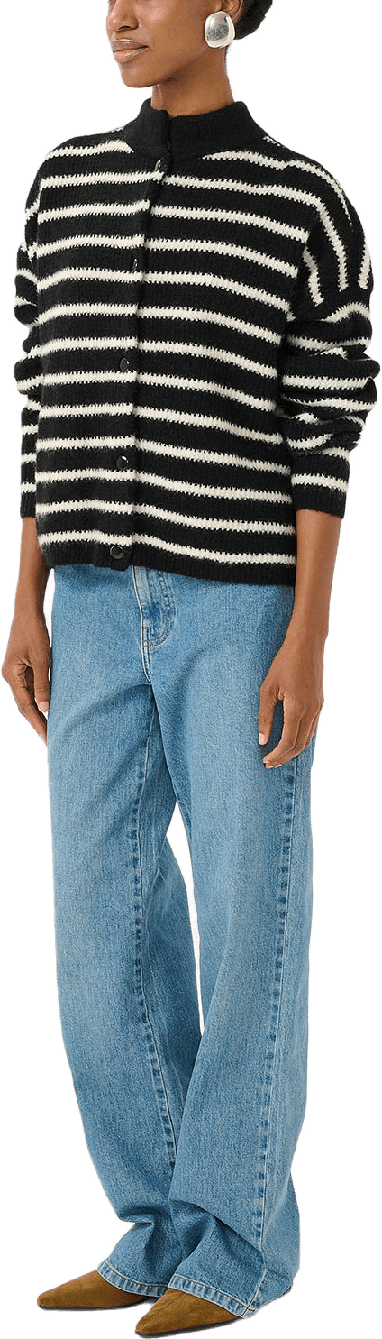 GZalpha short cardigan striped