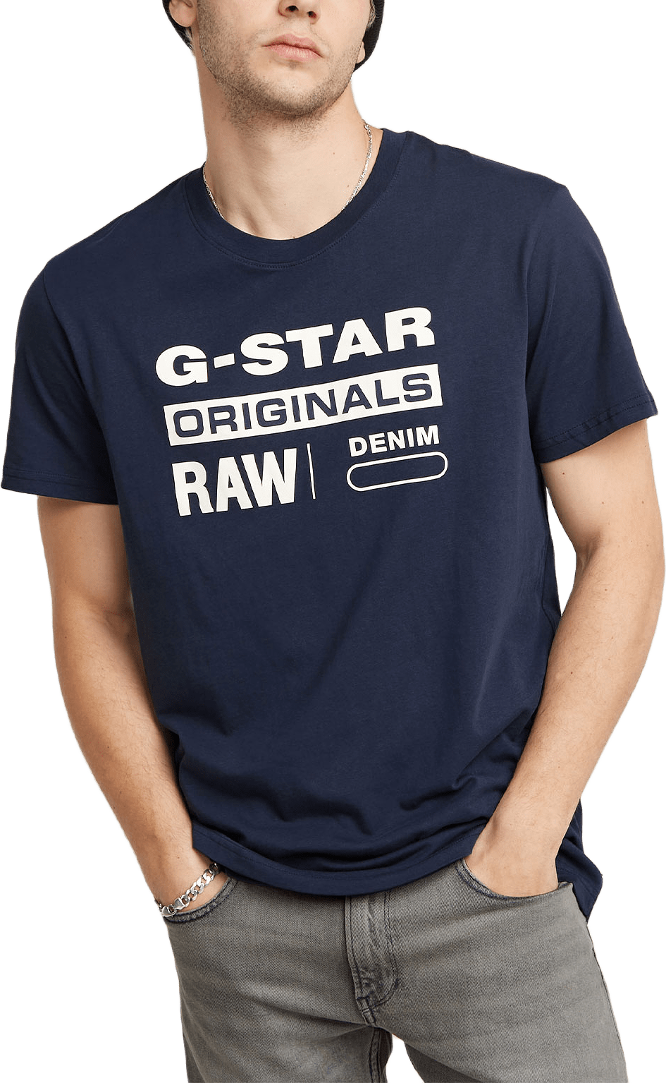 Graphic 8 T-Shirt, från G-Star, i färgen Sartho Blue.