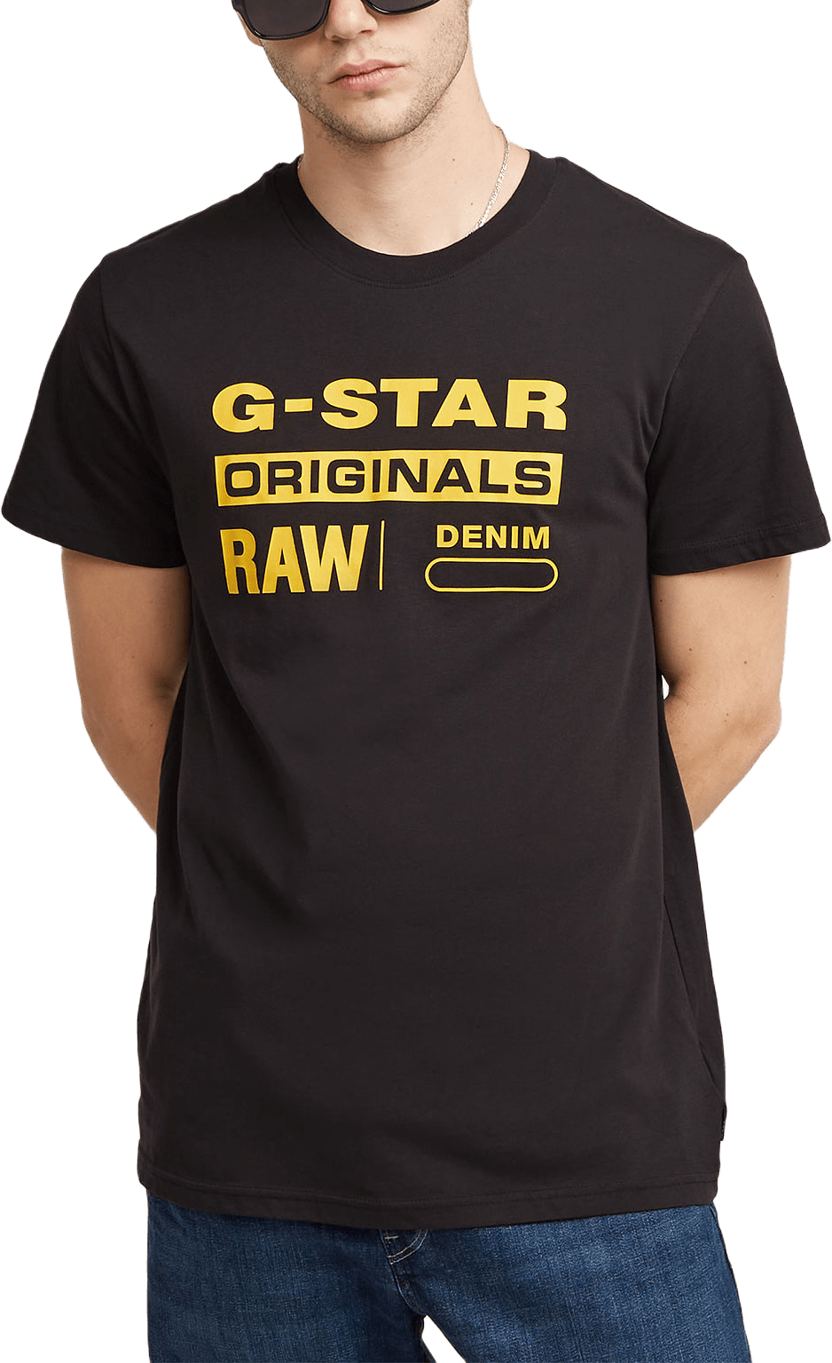 Graphic 8 T-Shirt, från G-Star, i färgen Dk Black.