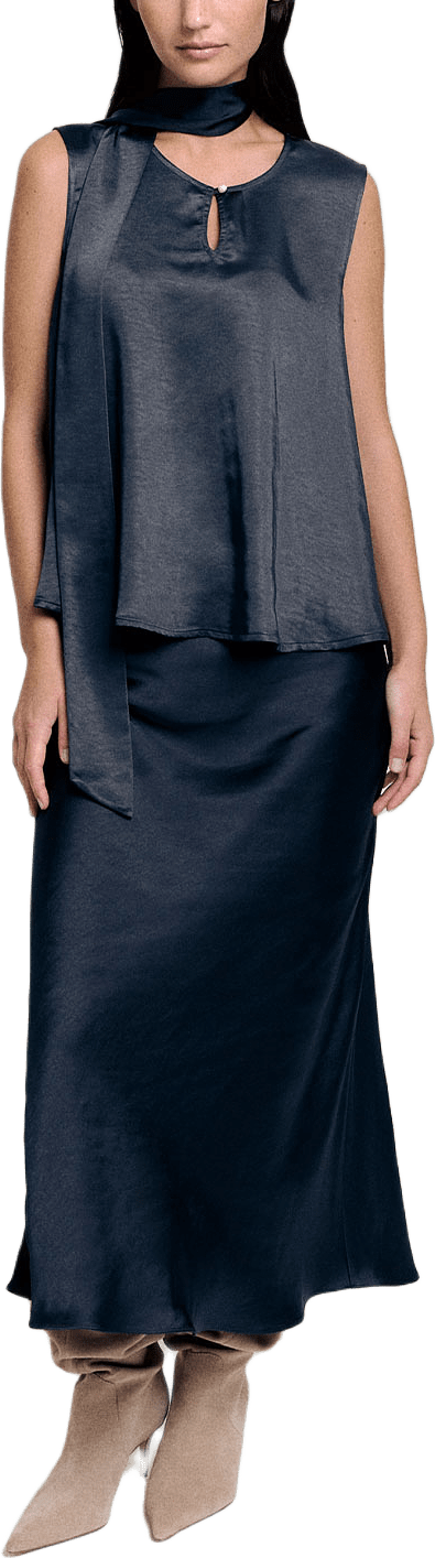 Amelie Top, från Ida Sjöstedt, i färgen Navy.