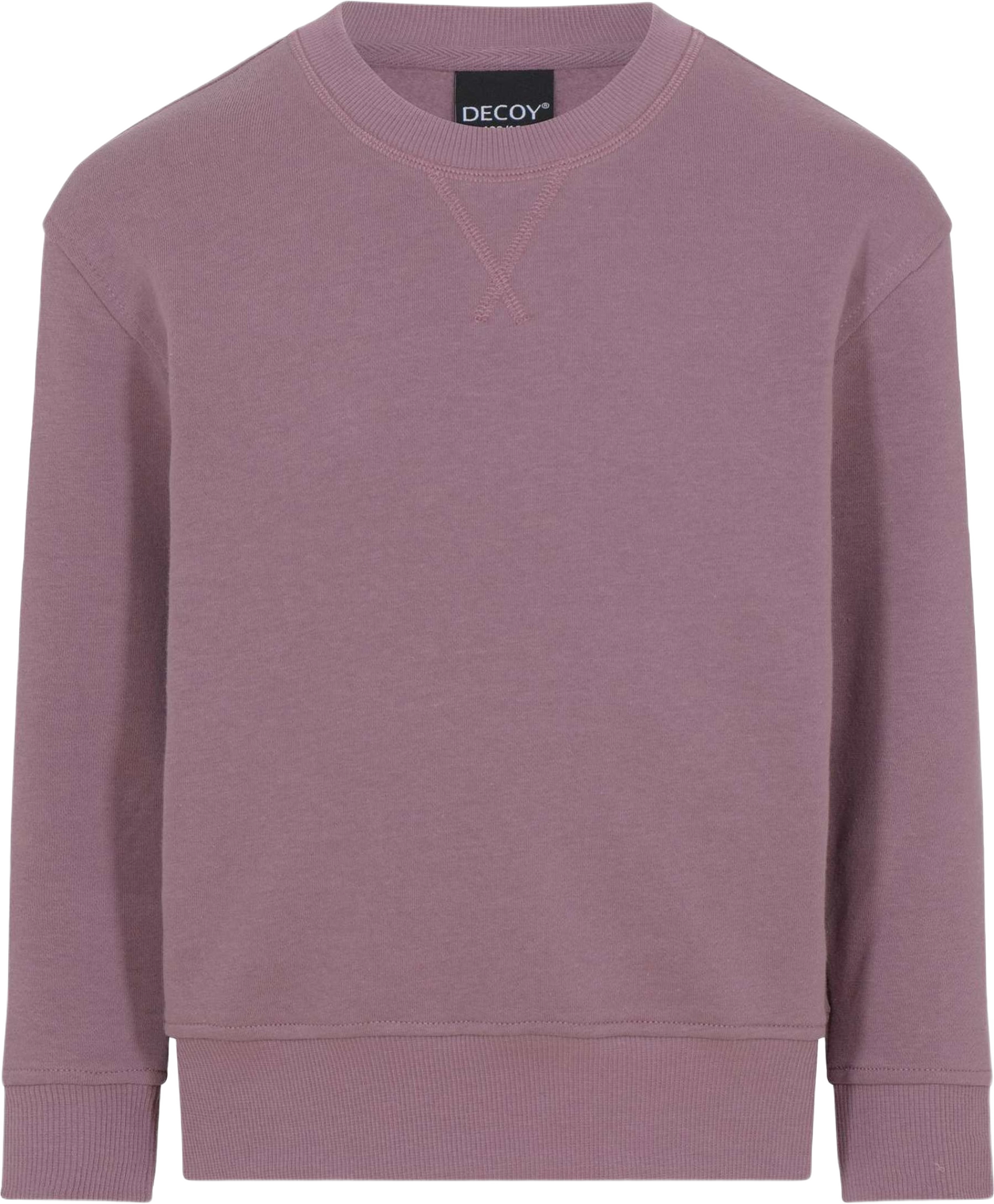 Ekologisk Bomull, Tröja, Rosa, Flicka, från Decoy, i färgen purple.