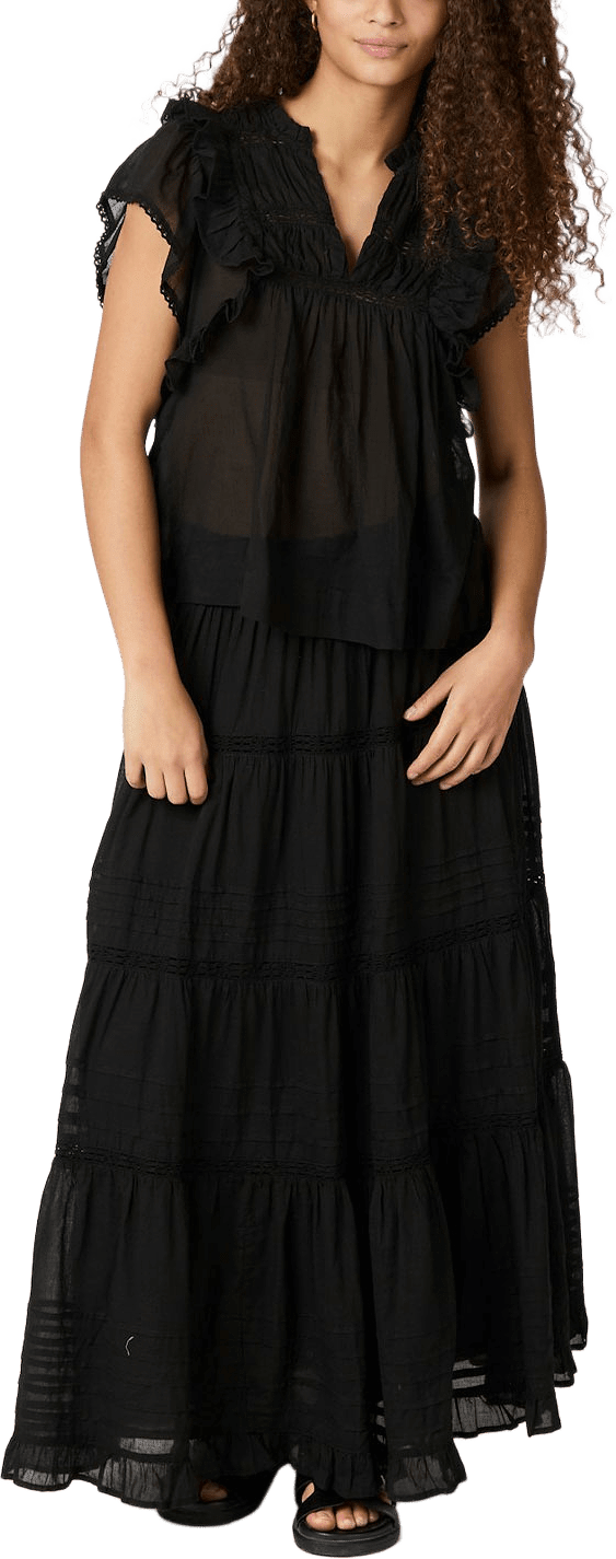 Felicia S Voile Skirt, från Neo Noir, i färgen Black.