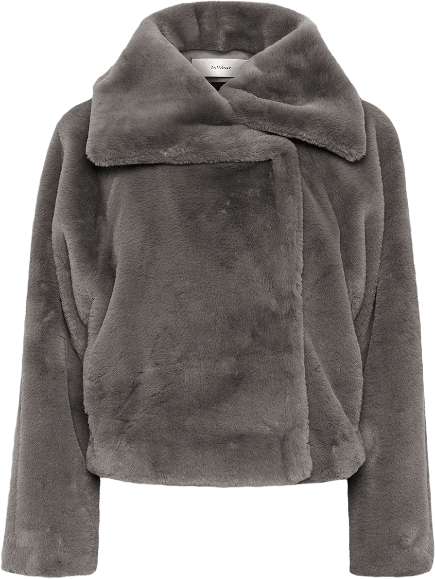 YoboIW Coat, från Inwear, i färgen Sandy Grey.