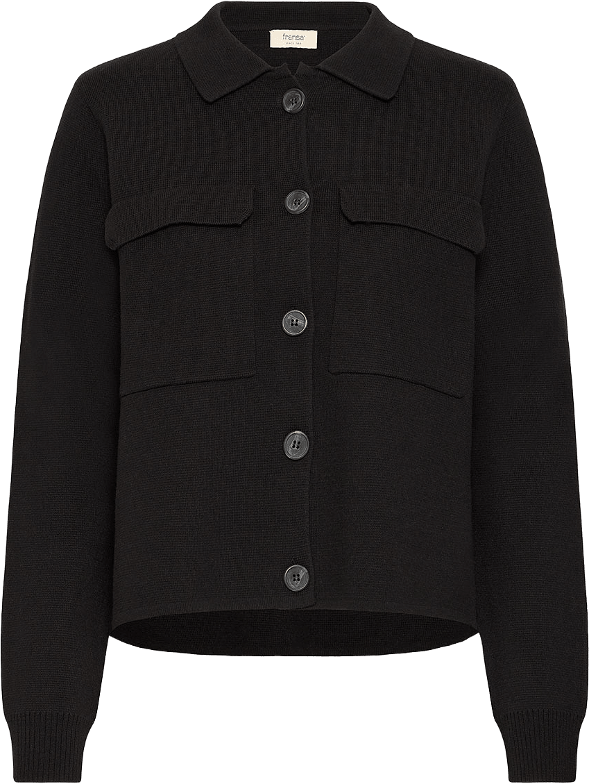 FRITA Cardigan, från Fransa, i färgen Black.