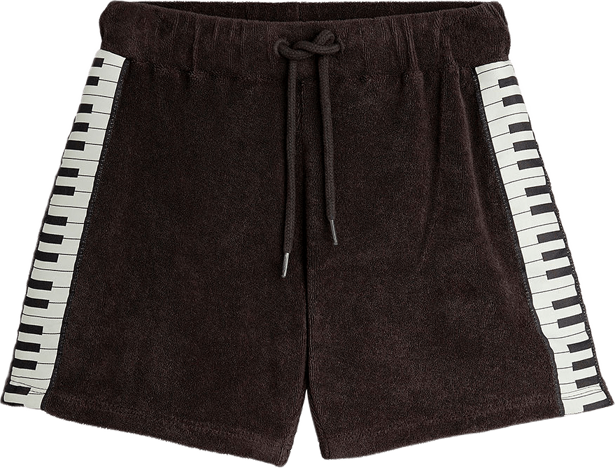 Piano terry sweatshorts