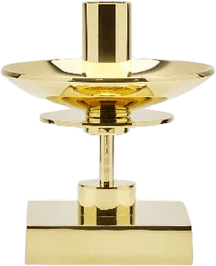 Skultuna Ljusstake Carlo, liten, från Skultuna, i färgen Brass.