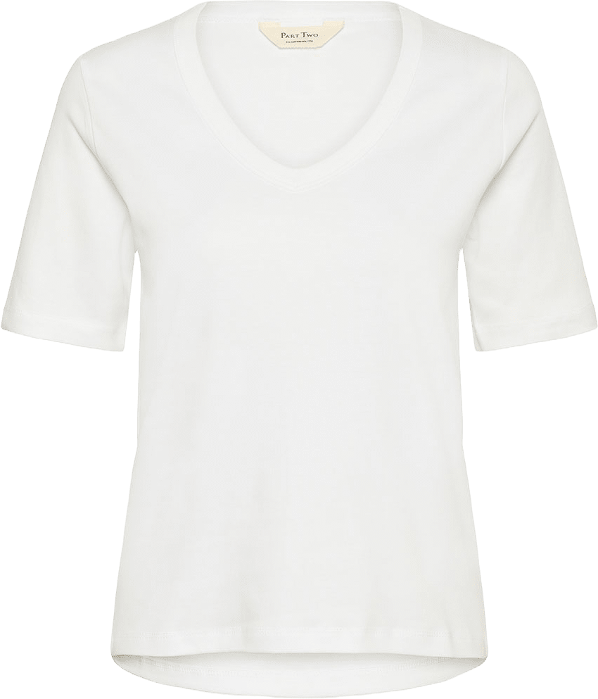 RatansaPW T-shirt, från Part Two, i färgen Bright White.