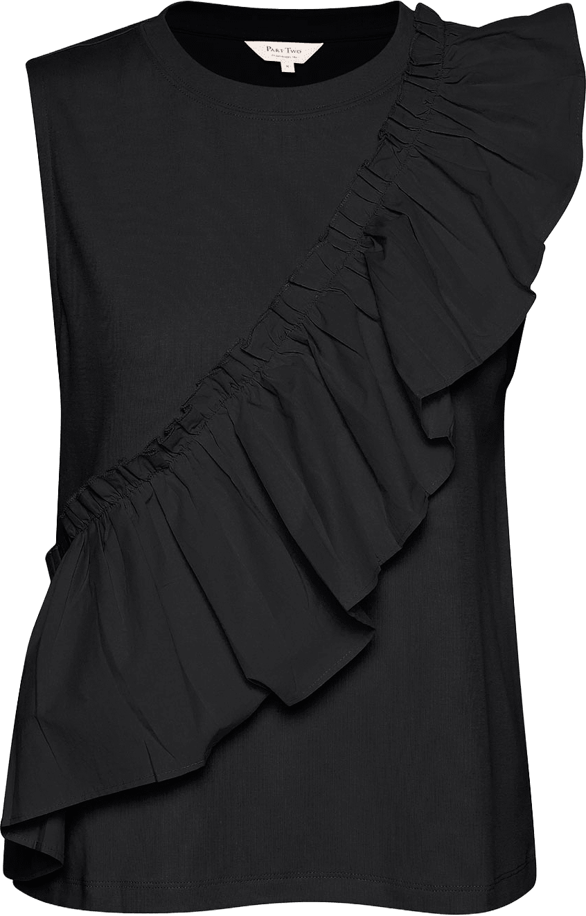 JulievePW Blouse, från Part Two, i färgen Black.