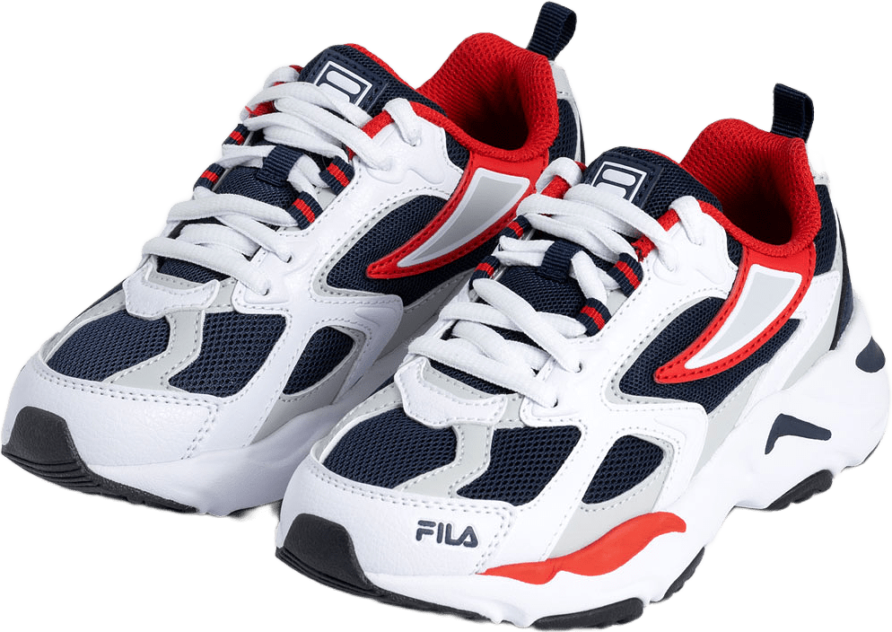 CR-CW02 RAY TRACER kids, från Fila, i färgen White-fila Navy.