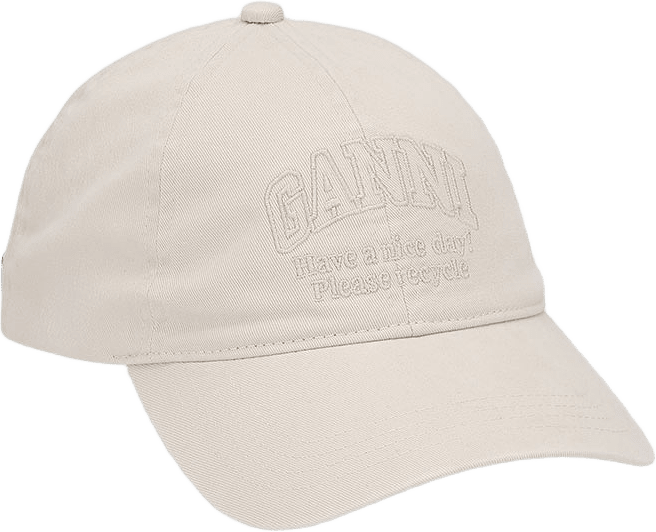 Cap Hat Patch, från GANNI, i färgen Egret.