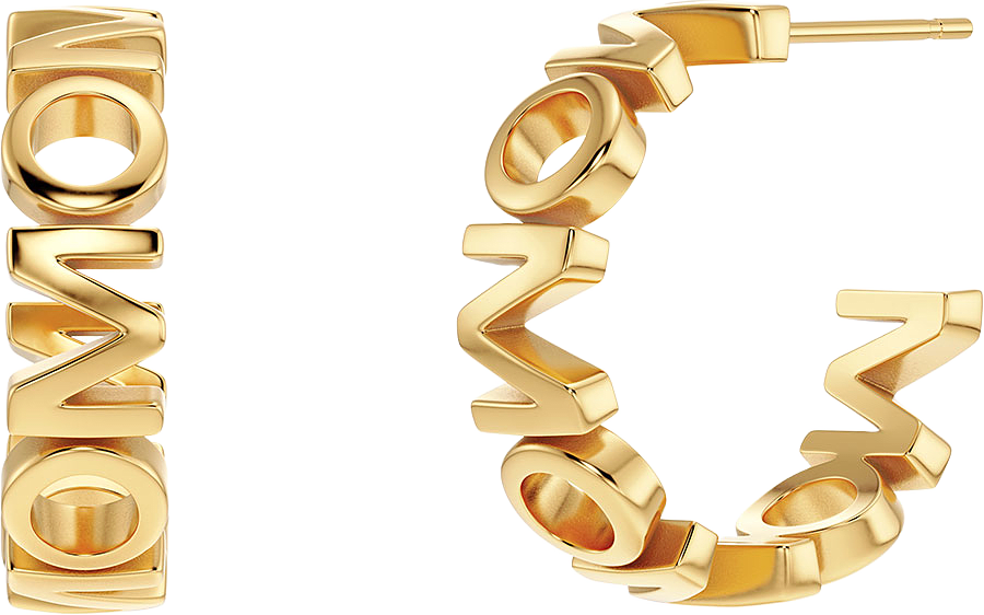 Mom Multi Hoops Gold