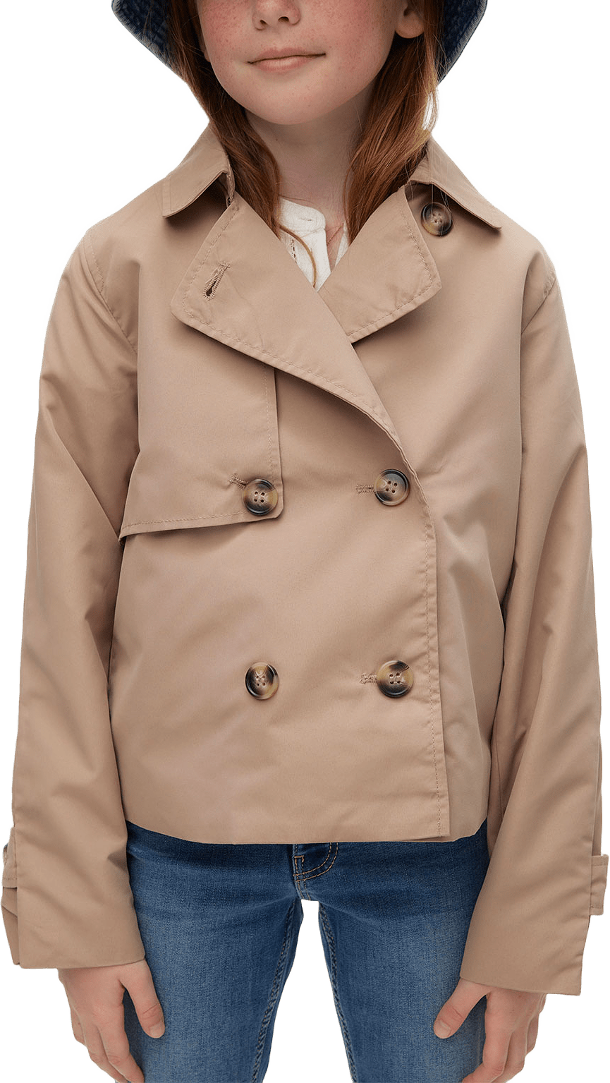 VMZOA Trenchcoat, från Vero Moda Girls, i färgen Silver Mink.