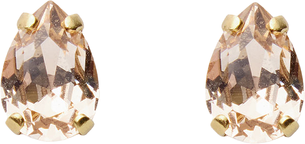 Petite Drop Earrings, från Caroline Svedbom, i färgen Gold.