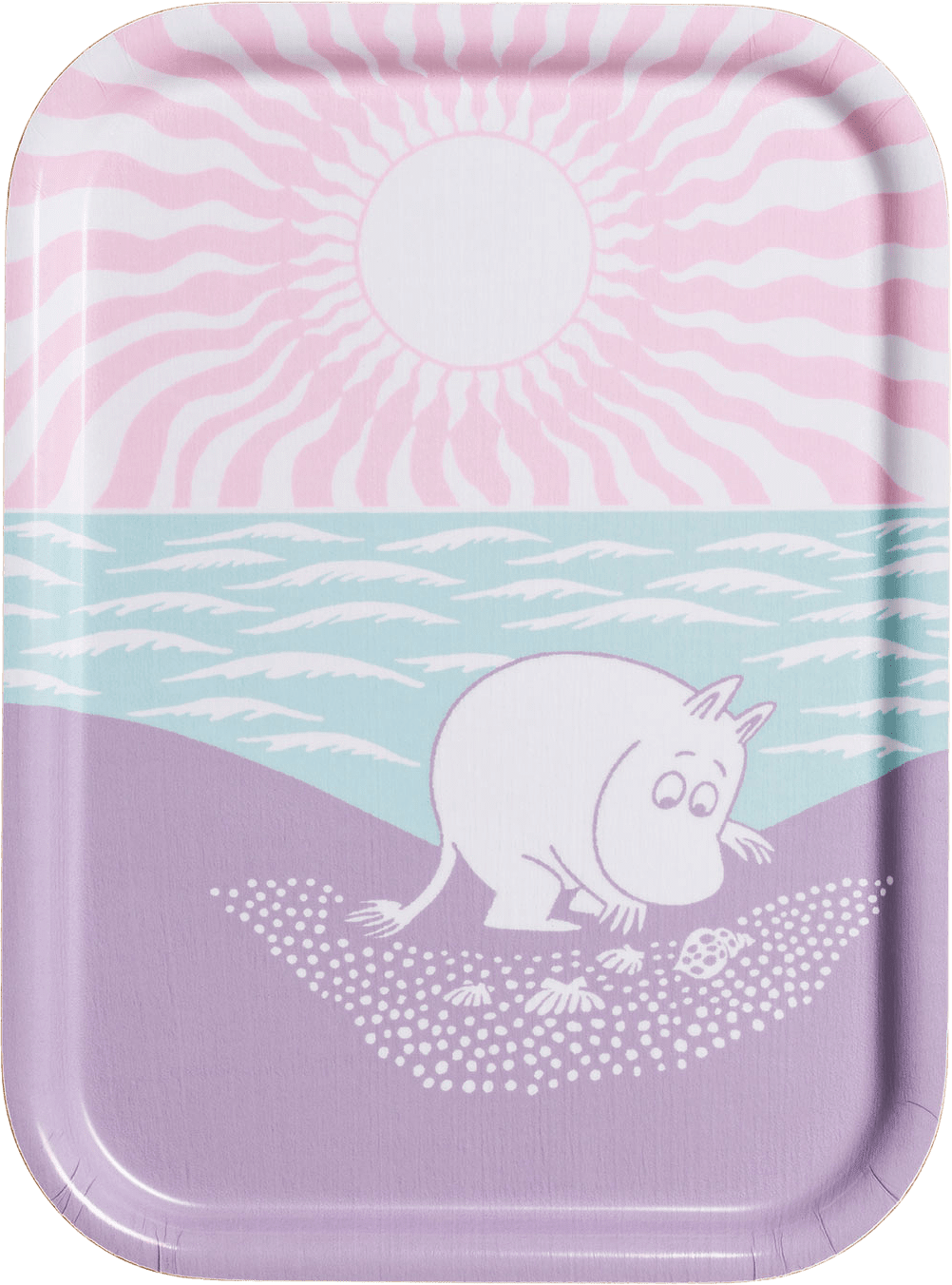 Mumin bricka 27x20 Strandliv
