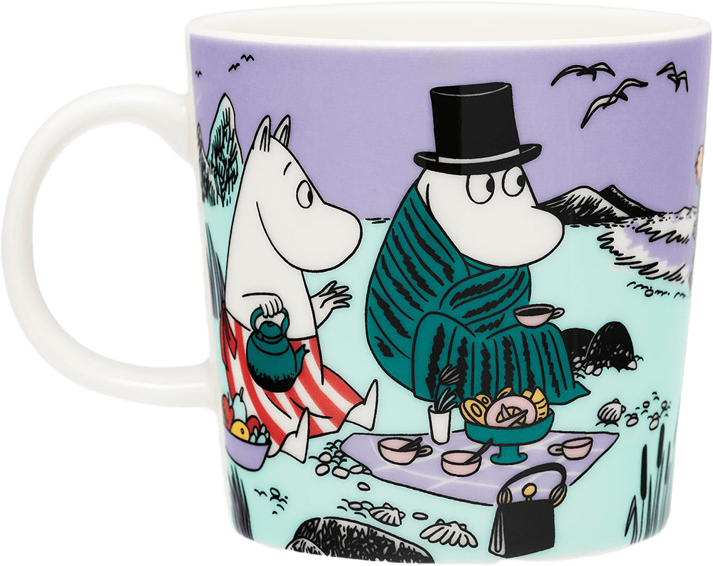 Mumin mugg 0,3L Strandliv