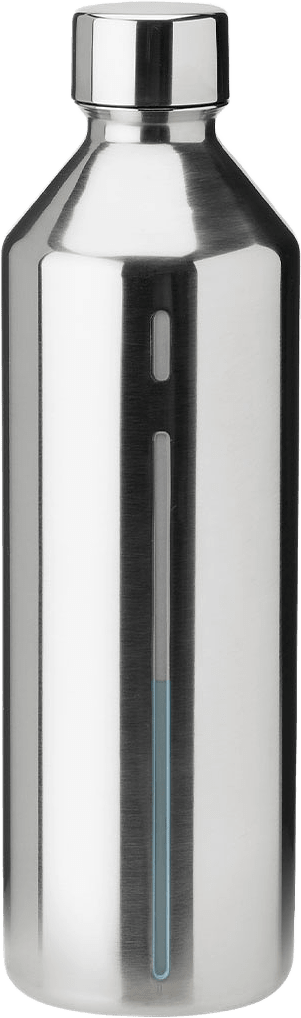 Brus flaska till kolsyremaskin 1.2 l. stål, från Stelton, i färgen Stål.