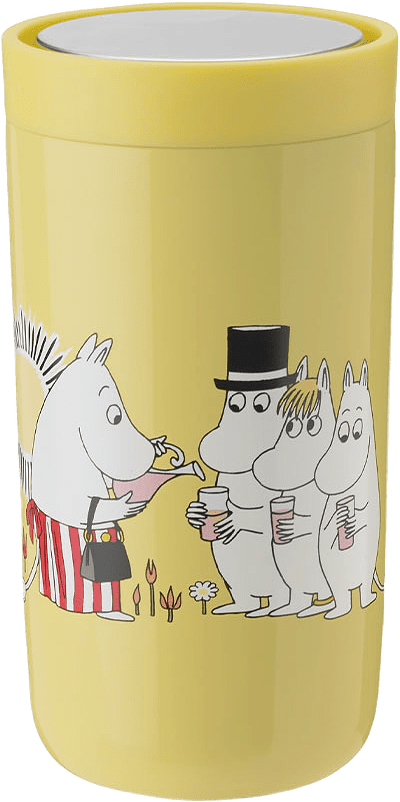 To Go Click to go mugg 0.2 l. Moomin Lemonade, från Stelton, i färgen Moomin Lemonade.