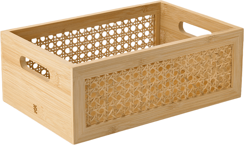BAMBOO BOX förvaringsbox W 20 cm bamboo, från Rig-tig, i färgen Bamboo.