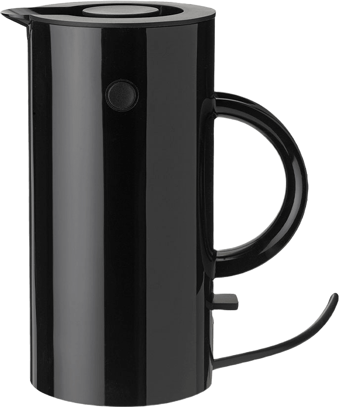 EM77 vattenkokare (EU) 0.5 l. svart, från Stelton, i färgen Svart.