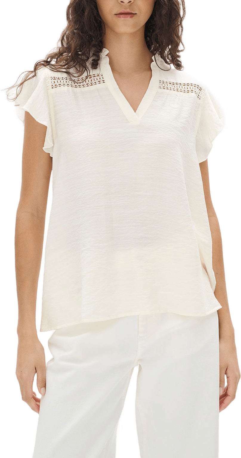 Ima Blouse, från Inwear, i färgen Whisper White.