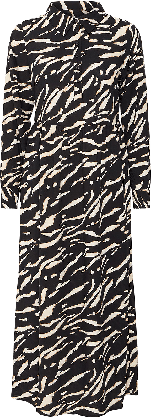 Frflowy Dress, från Fransa, i färgen Black Art.