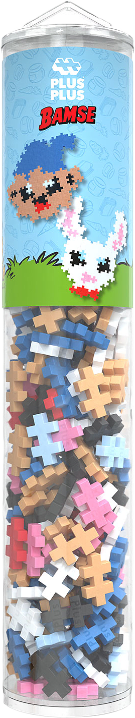 Bamse & Lille Skutt 240 pcs, från PLUS PLUS, i färgen Multicolor.