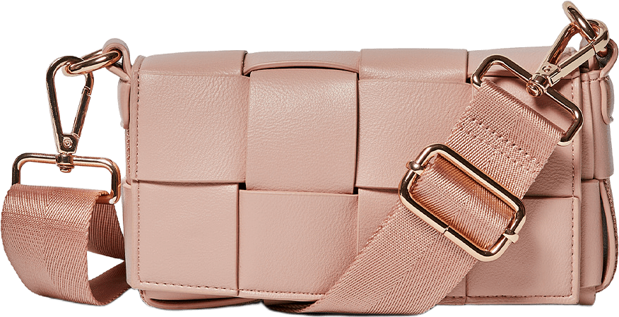 iPhone Bag Braided Strap, från Ceannis, i färgen Dusty Pink.