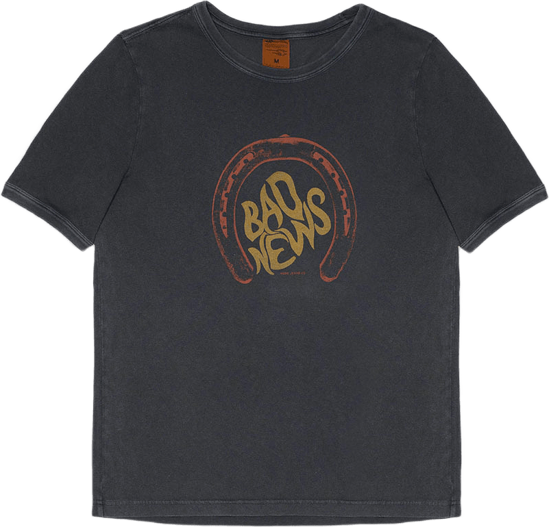 Ricky Bad News T-Shirt, från Nudie Jeans, i färgen Antracite.