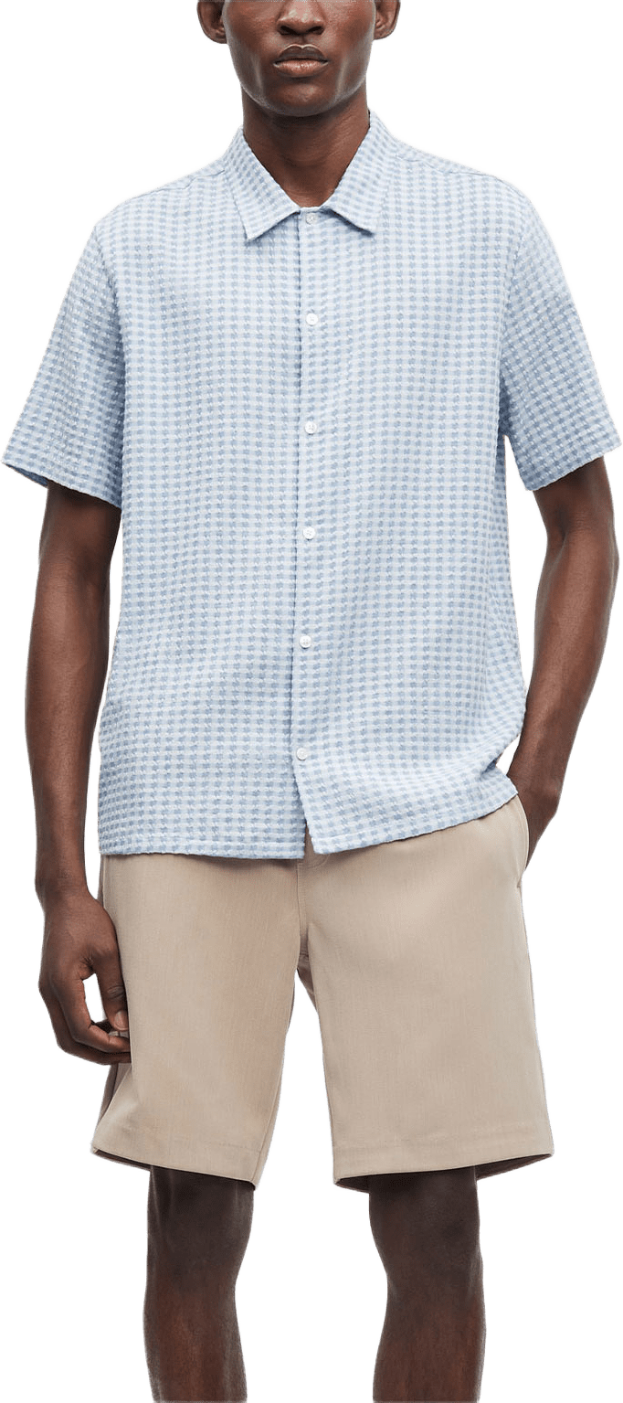 Avan JX shirt 1988, från SAMSOE SAMSOE, i färgen Gray Dawn.