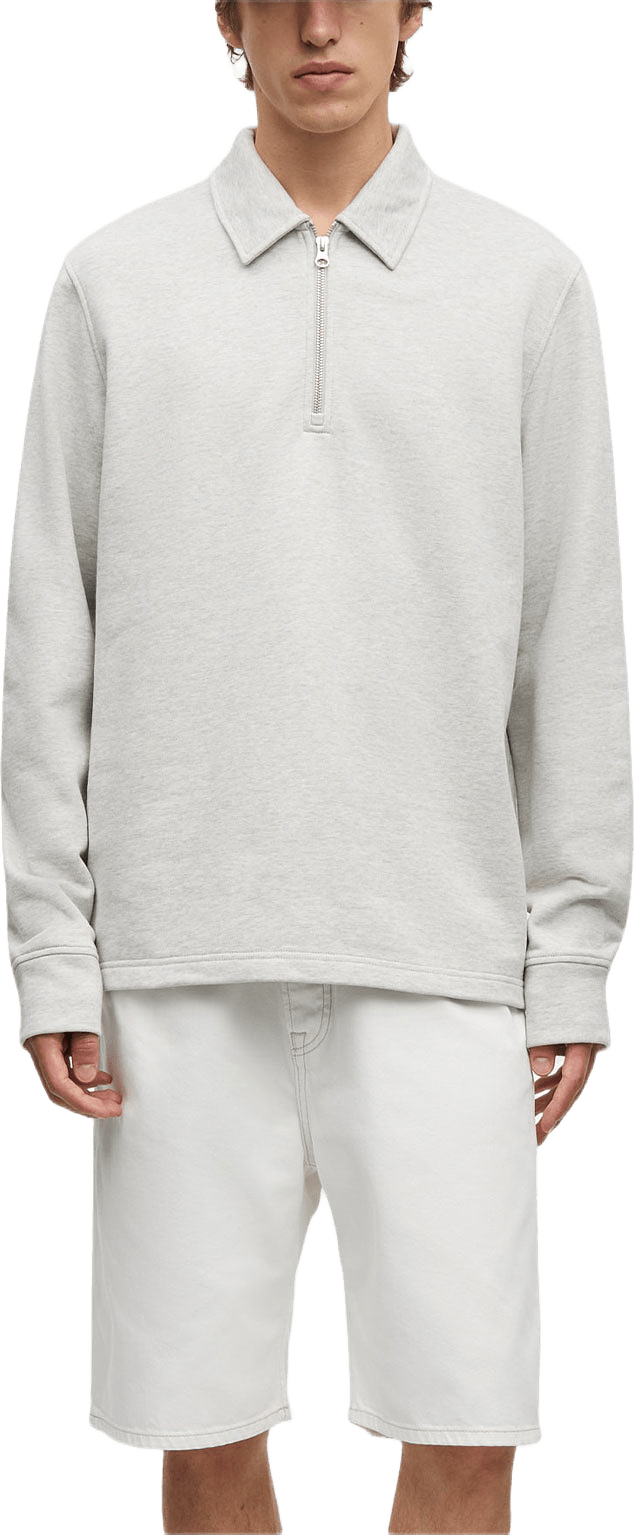 Salouis HZ polo LS 15673, från SAMSOE SAMSOE, i färgen Moonstruck Mel.