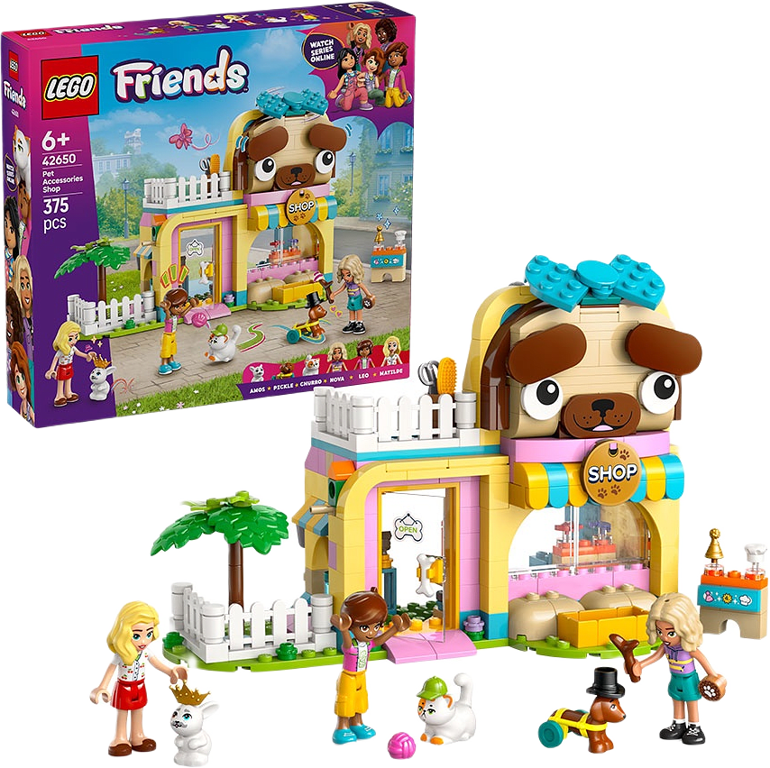 Friends Djurtillbehörsaffär 42650, från LEGO.