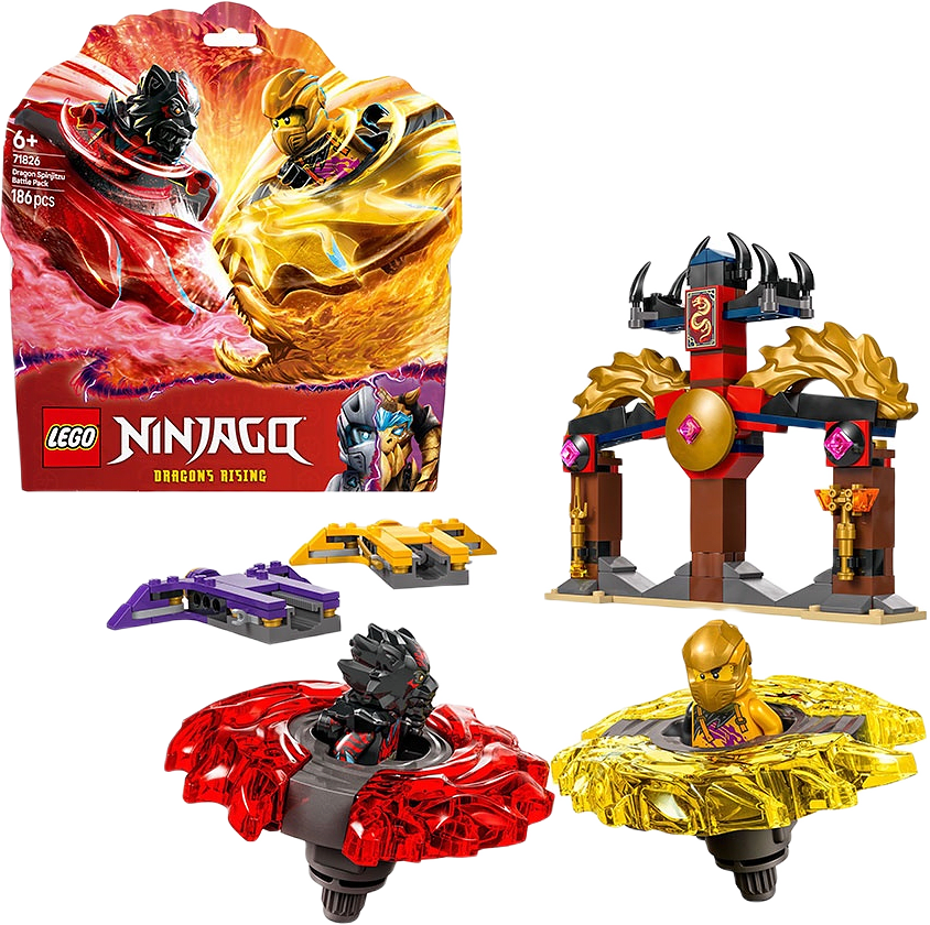 NINJAGO Drakspinjitzu – stridspaket 71826, från LEGO.
