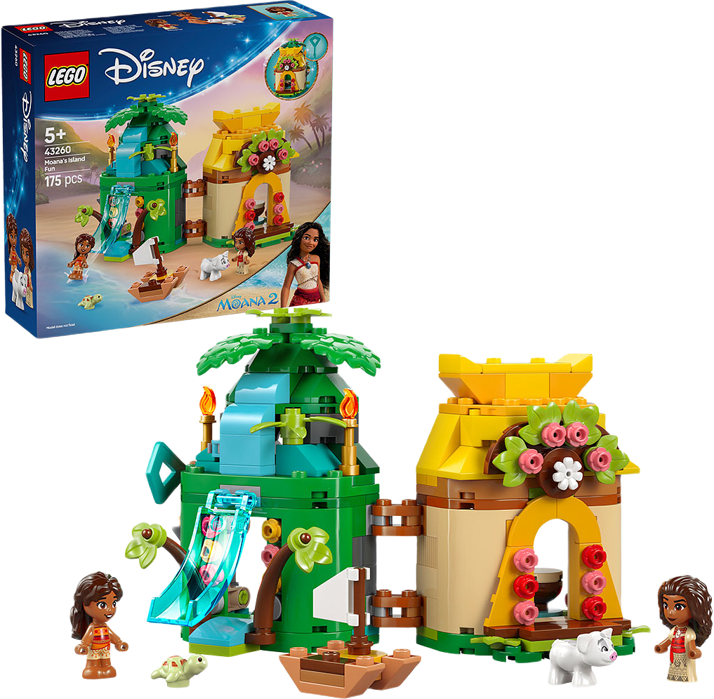 Vaianas skoj på ön, från LEGO.