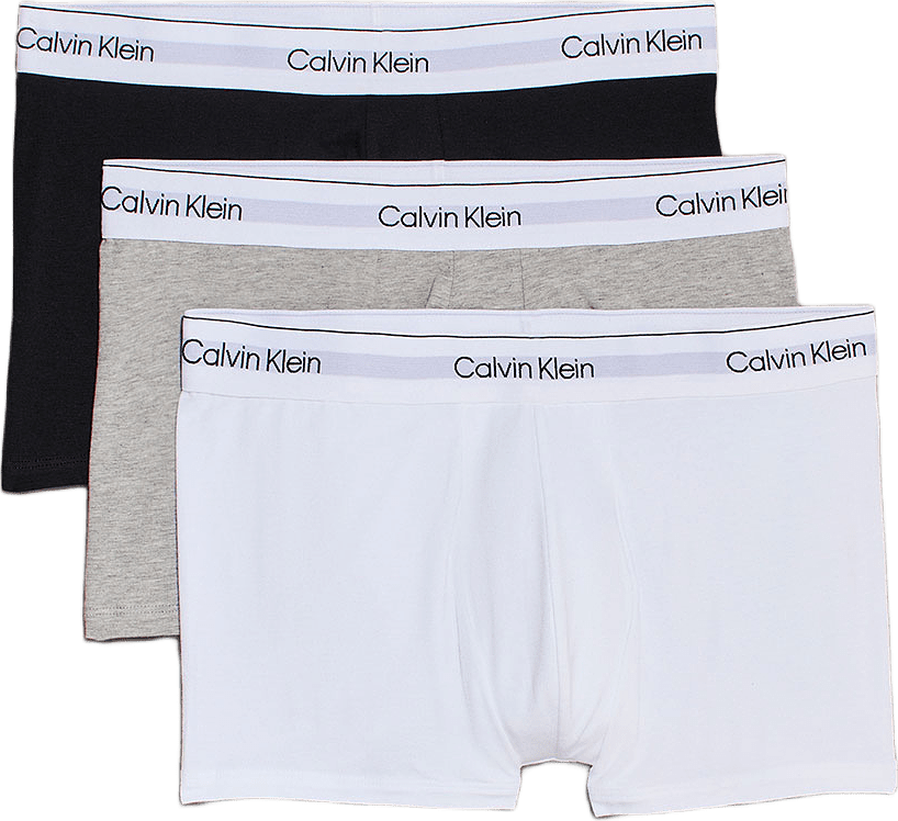 Trunk 3-Pack, från Calvin Klein, i färgen Grey Heather/White/Black.
