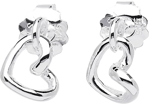 Love Vibe drop studs silver