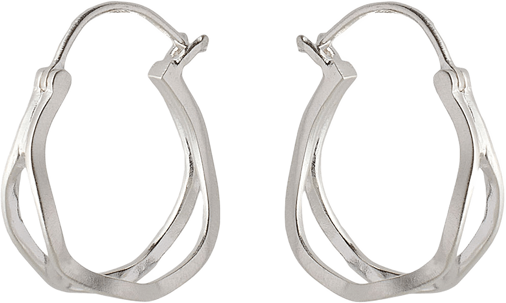 Stream Hoops, från Pernille Corydon, i färgen Silver.