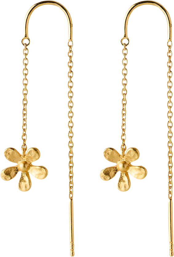 Wild Poppy Earchains