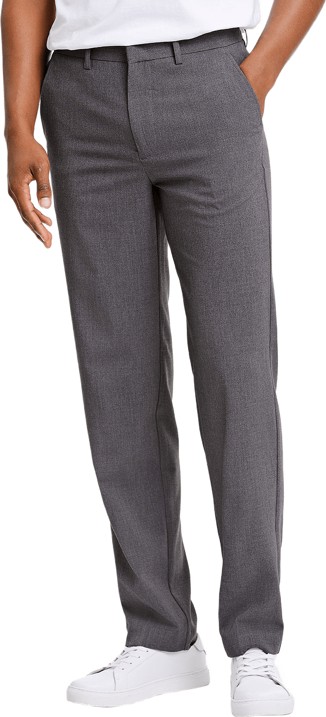 Relaxed Fit Formal Pants, från Lindbergh, i färgen Grey Mix.