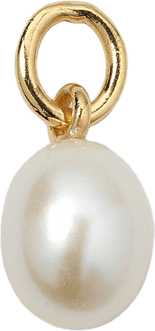 Beloved Pearl Pendant Gold, från Syster P, i färgen Gold.