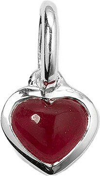 Beloved Heart Pendant Silver Pink Quartz, från Syster P, i färgen Silver.