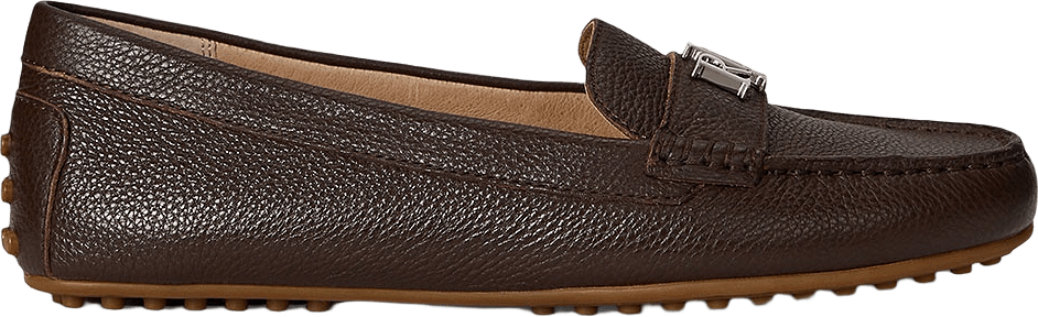 Barnsbury Pebbled Leather Driver, från Lauren Ralph Lauren, i färgen Dark Hickory.
