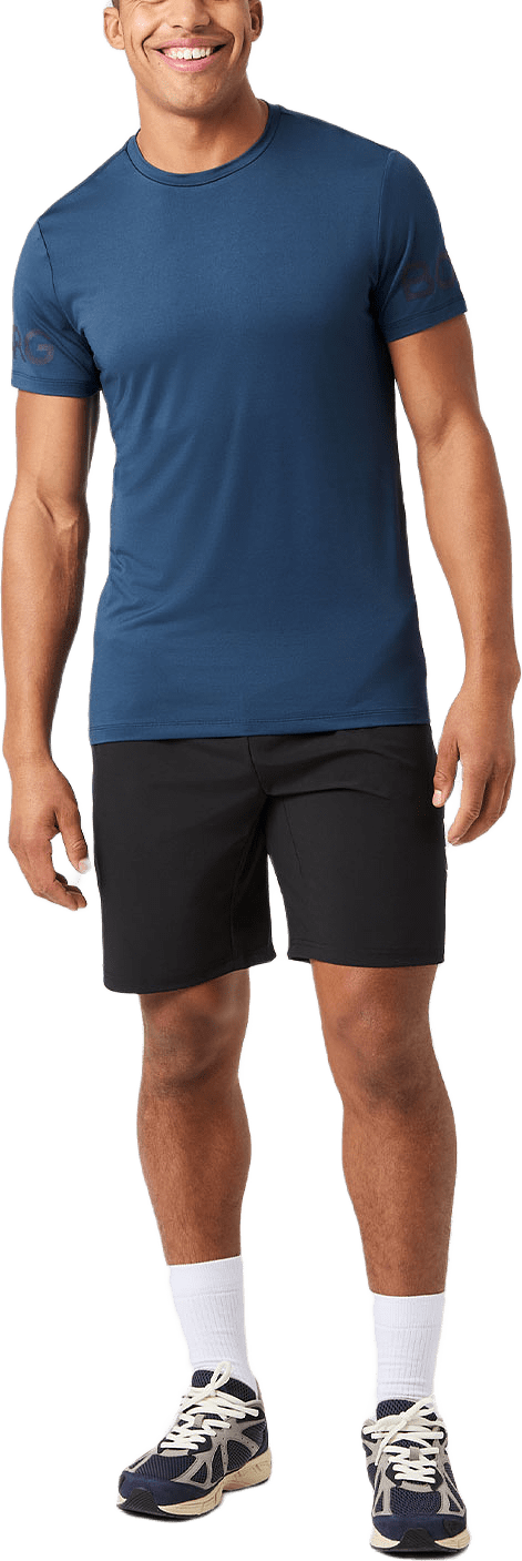 Borg T-Shirt, från Björn Borg Sport, i färgen Sargasso Sea.